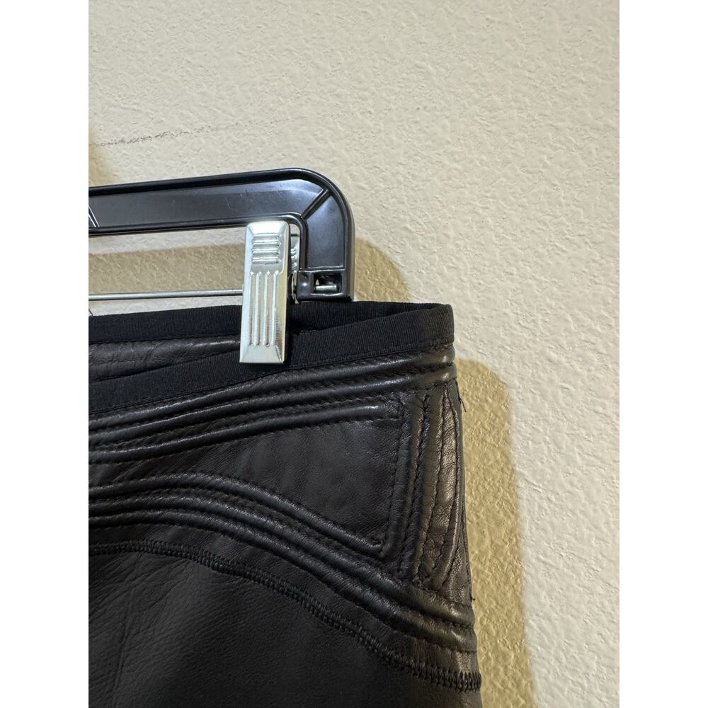 Roberto Cavalli leather pants black made in Italy Women’s Sz M $2k+ - Picture 6 of 16